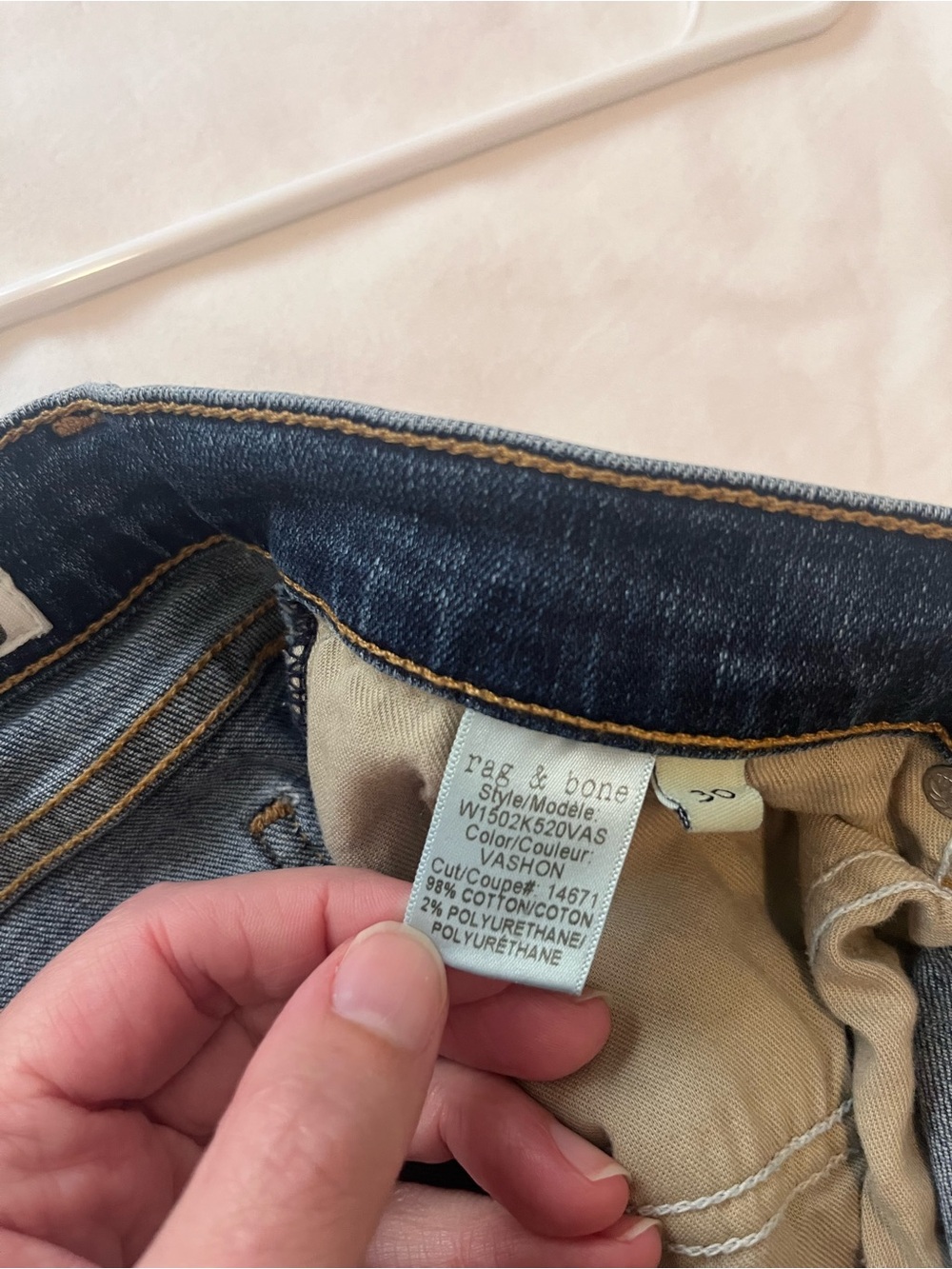 Rag & Bone Women’s Skinny Jeans Distressed Destroyed Ripped Knee Size 30 - Picture 10 of 15